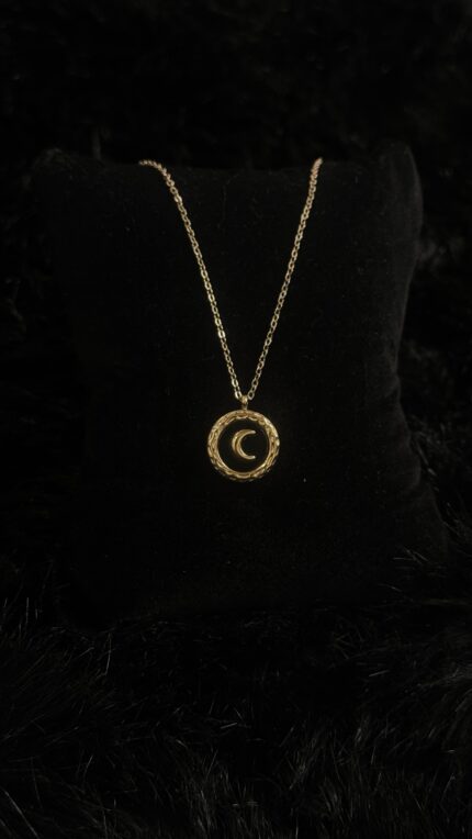 Rose gold with half moon